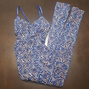 3 for $25 Blue and Orange Jumpsuit Sz S